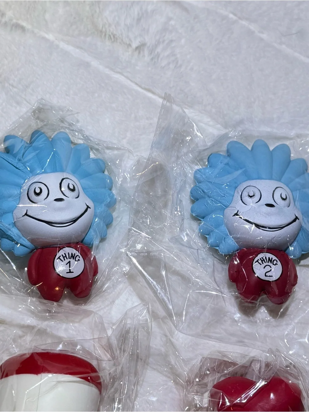 Dr. Seuss slow rise squishy Character Pack 3.5” 6 pc bundle. Cat In The Hat